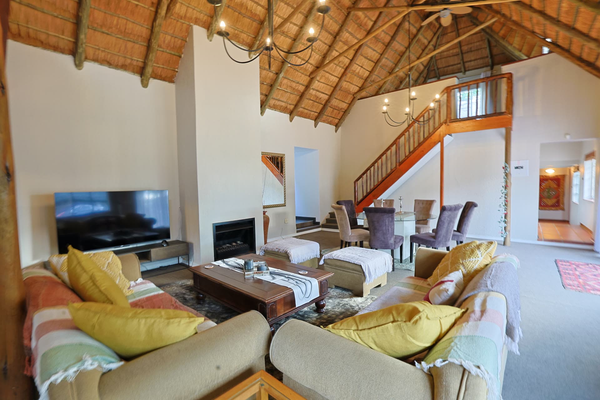 The Farm House open plan living area