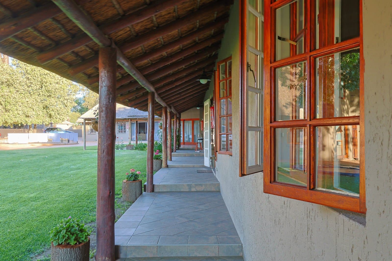 Riverside terrace for wedding vows
