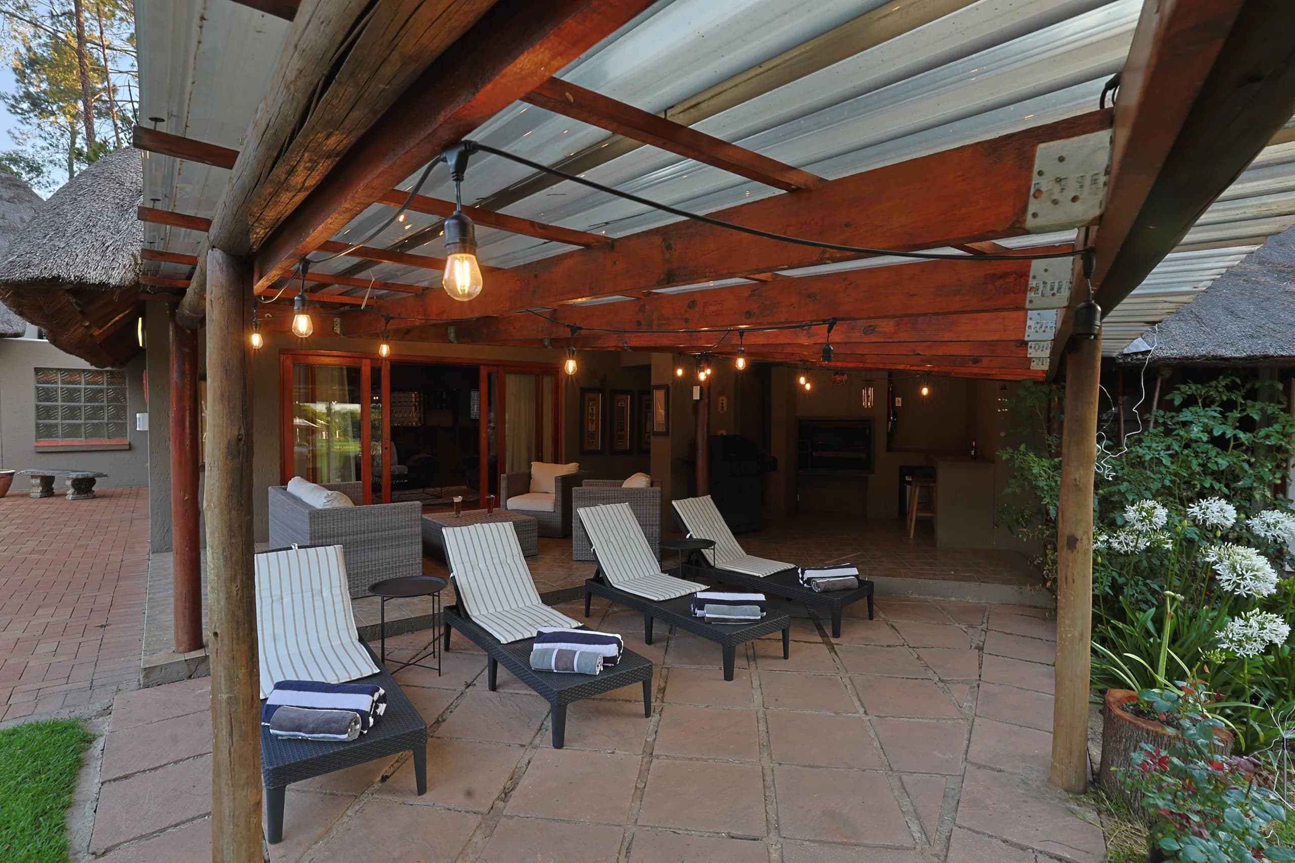 The Villa entertainment spaces